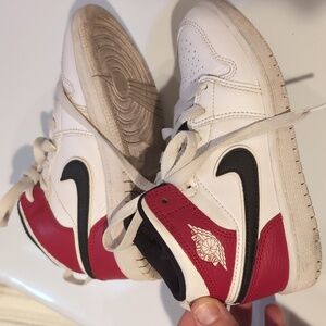 Gently used Nike Jordan's size 12 kids